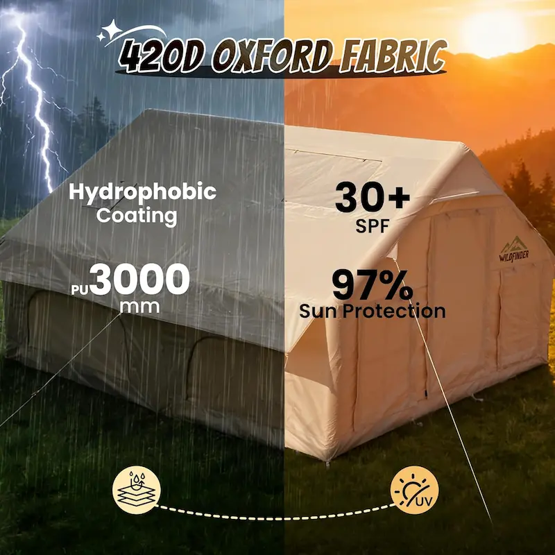 WildFinder Heavy Duty Inflatable House Tent